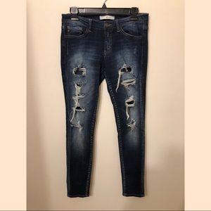 Kancan destructed skinny jeans from Buckle